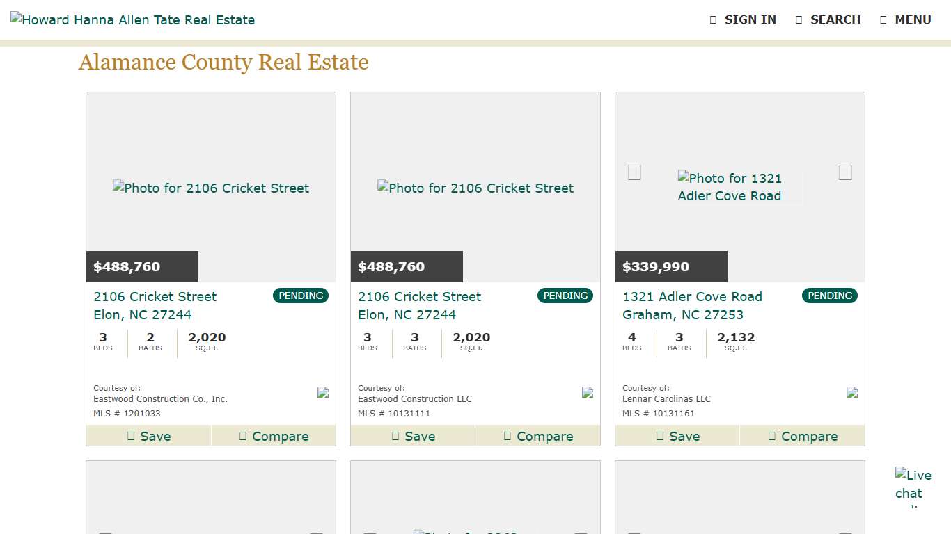 Alamance County Real Estate | Homes for Sale Alamance NC | Howard Hanna Allen Tate Real Estate